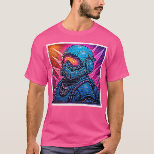 T-shirt Astronaute de Neon Cyberpunk