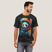 T-shirt Astronaute de Panda (Devant entier)