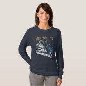 T-shirt Astronaute de pêche (Devant entier)