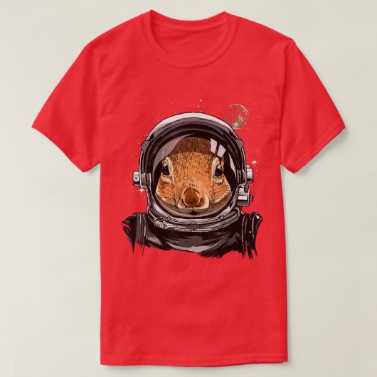 T-shirt Astronaute d'écureuils Exploration spatiale Astron (Design devant)