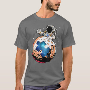 T-shirt Astronaute des étoiles spatiales de sensibilisatio