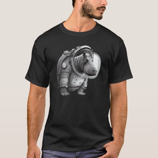 T-shirt Astronaute d'Hippo 3 (Devant)