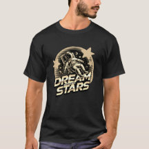 T-shirt Astronaute "Dream Beyond Stars" | Vaporwav