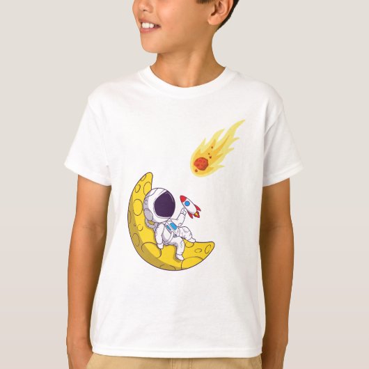 T-shirt astronaute drôle (Devant)