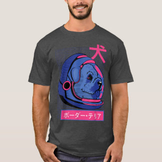 T-shirt Astronaute du chien du Terrier frontalier