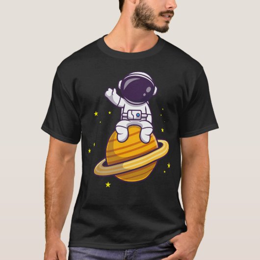 T-shirt Astronaute du dessin (Devant)