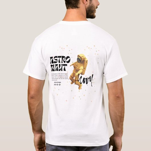 T-shirt Astronaute du futur (Dos)
