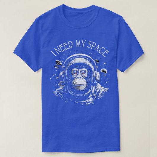 T-shirt Astronaute du Singe de l'espace Ape Chimp (Design devant)