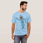 T-shirt Astronaute du singe de Sock (Devant entier)