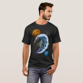 T-shirt Astronaute du surf 2 (Devant entier)