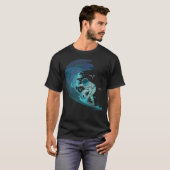 T-shirt Astronaute du surf spatial (Devant entier)