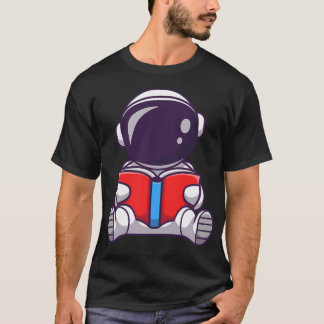 T-shirt Astronaute en lecture