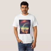T-shirt Astronaute Espace Voyage Lune Terre (Devant entier)