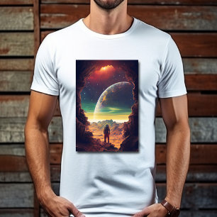 T-shirt Astronaute Espace Voyage Lune Terre