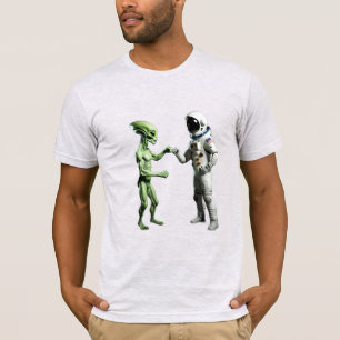 T-shirt Astronaute et père de la première balle Alien pers