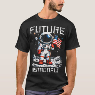 T-shirt Astronaute futur sur l'astronomie lunaire extérieu
