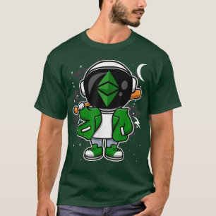 T-shirt Astronaute Hiphop Ethereum Classic ETH Coin To The