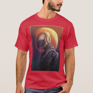 T-shirt Astronaute Mars Système solaire spatial Galaxie T-