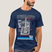 T-shirt Astronaute maya antique Pacal (Devant)