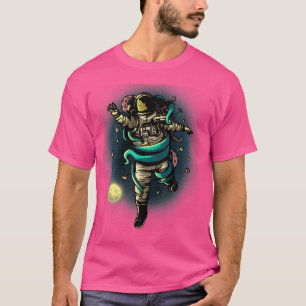 T-shirt Astronaute Octopus Balayage de calmar d'animaux ma