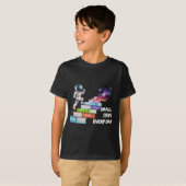T-shirt Astronaute Petits Pas Galaxie (Devant entier)