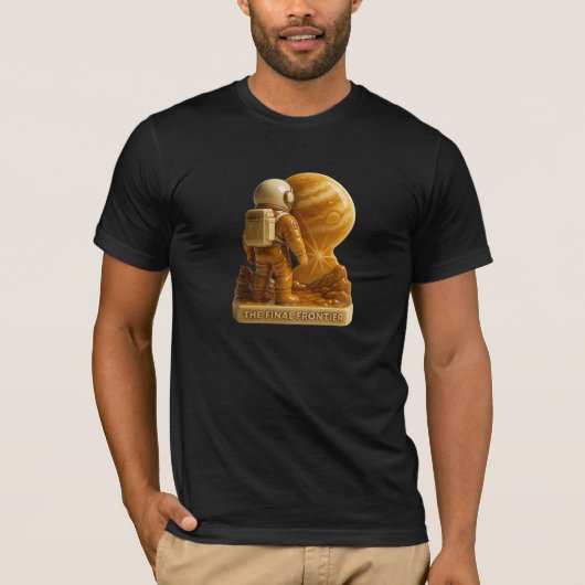 T-shirt Astronaute Planète Jupiter (Devant)