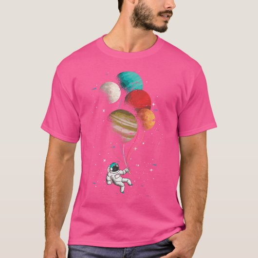 T-shirt Astronaute Planètes de science spatiale Univers As (Devant)