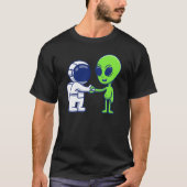 T-Shirt Astronaute Rencontre Alien (Devant)