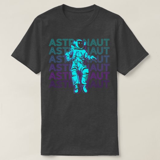T-shirt Astronaute rétro (Design devant)