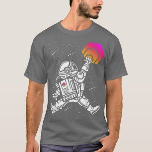 T-shirt Astronaute Saut HEX Coin Vers La Lune Crypto Token