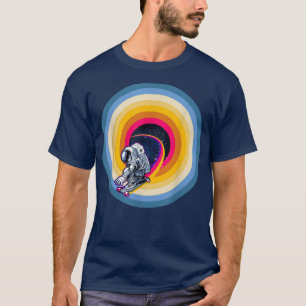 T-shirt Astronaute skateboard In Galay Skate Rainbow Skate
