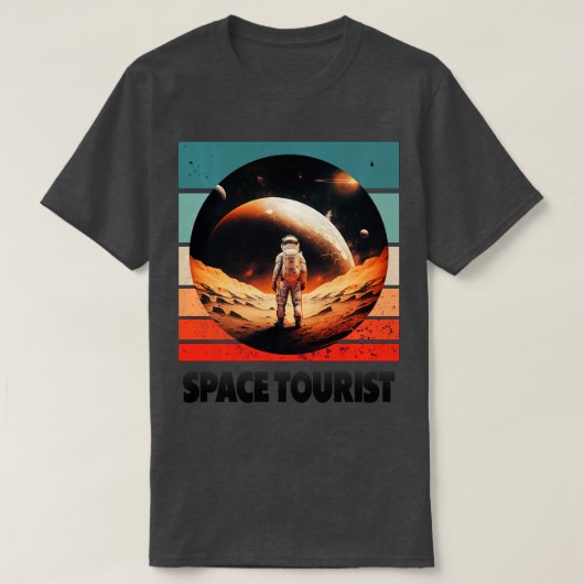 T-shirt Astronaute spatial de l'espace extra-atmosphérique (Design devant)