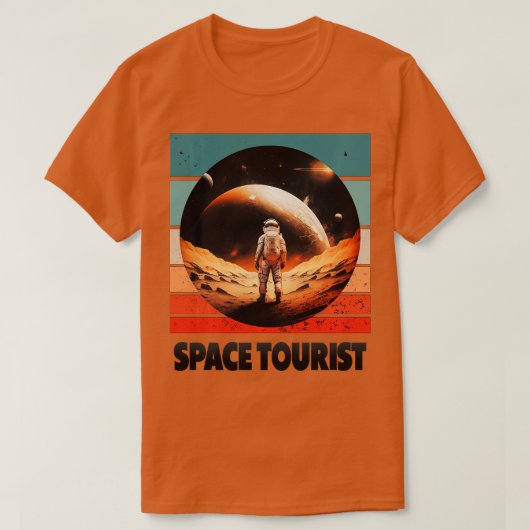 T-shirt Astronaute spatial de l'espace extra-atmosphérique (Design devant)
