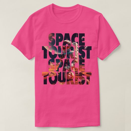 T-shirt Astronaute spatial de l'espace extra-atmosphérique (Design devant)