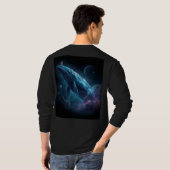 T-shirt Astronaute sur baleine (Dos entier)