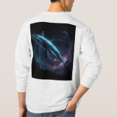 T-shirt Astronaute sur baleine (Dos)