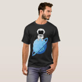 T-shirt Astronaute Sur Uranus (Devant entier)