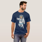 T-shirt Astronaute Suricate Espace (Devant entier)