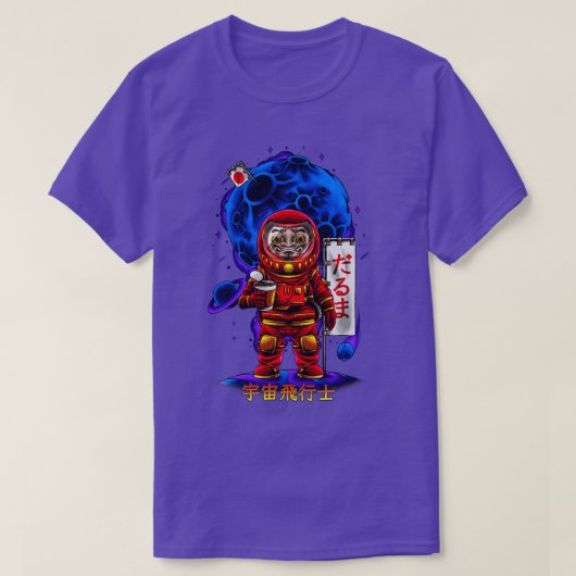 T-shirt astronaute x daruma (Design devant)