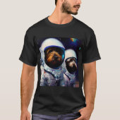 T-shirt Astronautes de chiens (Devant)