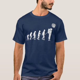 T-shirt Astronautes Human Activity Evolution Walking in Sp