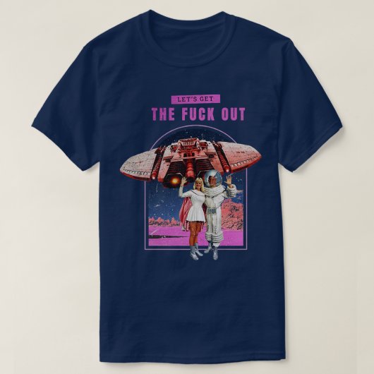 T-shirt astronautes spatiaux (Design devant)