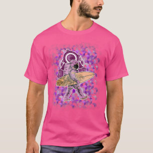 T-shirt Astronauthelmet Spaceshuttle Drum N Bass Gabber Fr