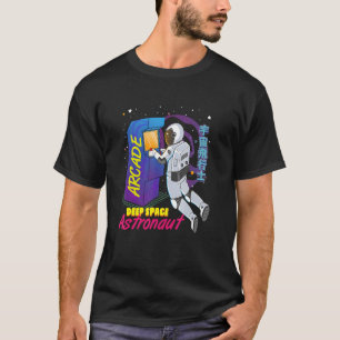 T-shirt Astronautique Rétrofuturiste Arcades Rétro Esthéti