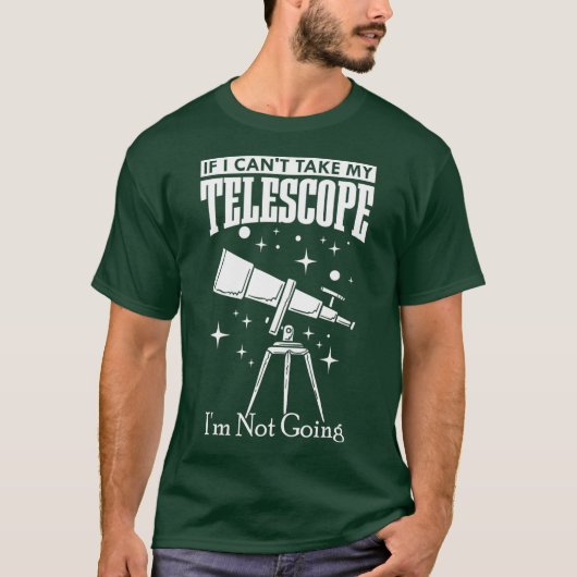 T-shirt Astronome Astronomie Télescope-cadeau Espace (Devant)