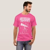T-shirt Astronome Astronomie télescope spatial (Devant entier)