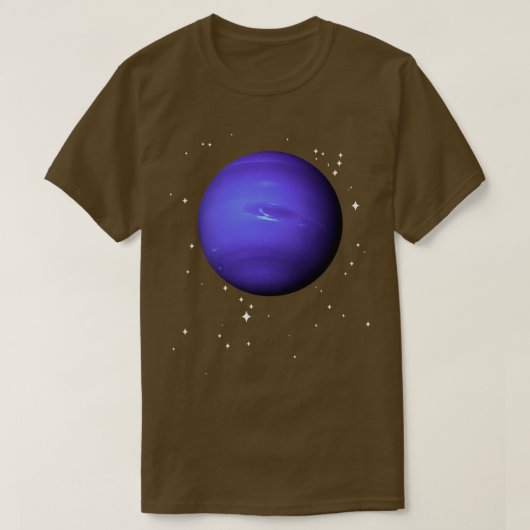 T-shirt Astronome du système solaire Neptune Planet S (Design devant)