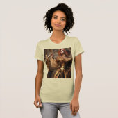 T-shirt Astronome en or victorien Steampunk (Devant entier)