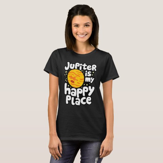 T-shirt Astronome Jupiter Astronome Système solaire (Devant entier)