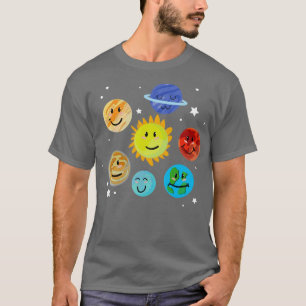 T-shirt Astronome Scientifique Univers Système Solaire Cut